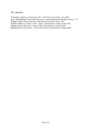 AUSTRIAN INFLATION 1918-1925 – sheet 113
