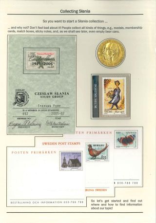 SAMMLUNG DIE WERKE VON CZESLAW SLANIA – Blatt 3