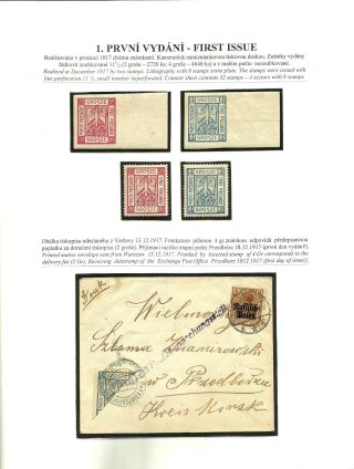 POLAND - TOWN POST PRZEDBORZ 1917-1918 – sheet 2