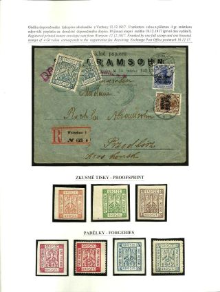 POLAND - TOWN POST PRZEDBORZ 1917-1918 – sheet 3