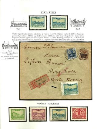 POLAND - TOWN POST PRZEDBORZ 1917-1918 – sheet 9