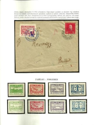 POLAND - TOWN POST PRZEDBORZ 1917-1918 – sheet 12