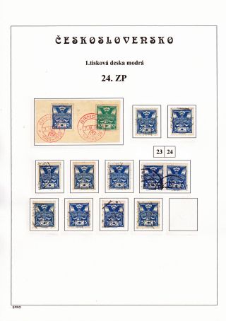 THE DOVE 5 H - 1st PRINTING PLATE - STUDY – sheet 48