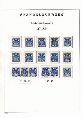 THE DOVE 5 H - 1st PRINTING PLATE - STUDY – sheet 54