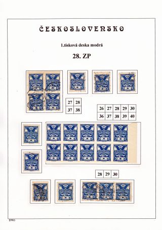 THE DOVE 5 H - 1st PRINTING PLATE - STUDY – sheet 56