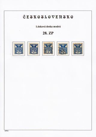 THE DOVE 5 H - 1st PRINTING PLATE - STUDY – sheet 57