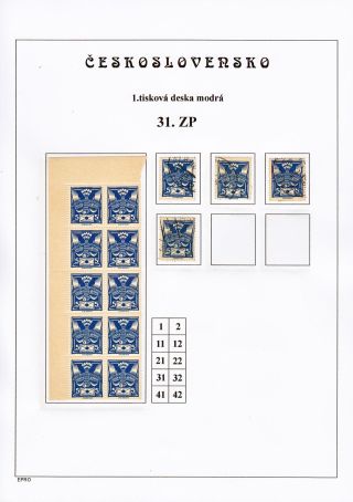 THE DOVE 5 H - 1st PRINTING PLATE - STUDY – sheet 61