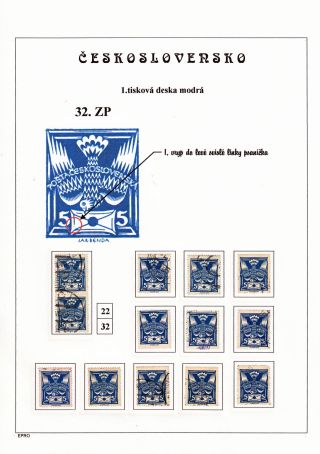 THE DOVE 5 H - 1st PRINTING PLATE - STUDY – sheet 62