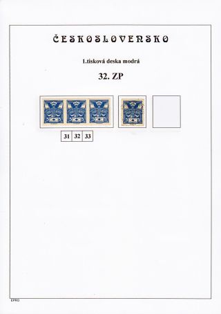 THE DOVE 5 H - 1st PRINTING PLATE - STUDY – sheet 63