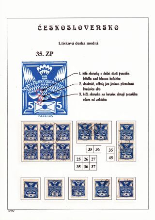 THE DOVE 5 H - 1st PRINTING PLATE - STUDY – sheet 68