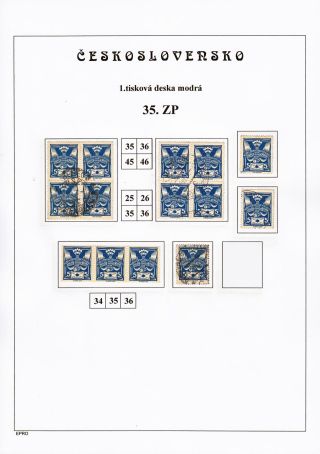 THE DOVE 5 H - 1st PRINTING PLATE - STUDY – sheet 69