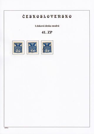 THE DOVE 5 H - 1st PRINTING PLATE - STUDY – sheet 76