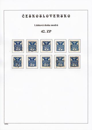 THE DOVE 5 H - 1st PRINTING PLATE - STUDY – sheet 78
