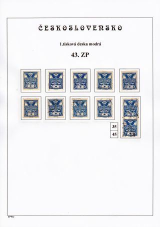 THE DOVE 5 H - 1st PRINTING PLATE - STUDY – sheet 80