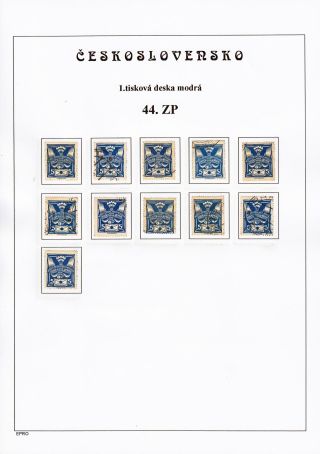 THE DOVE 5 H - 1st PRINTING PLATE - STUDY – sheet 83