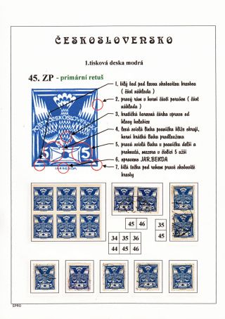 THE DOVE 5 H - 1st PRINTING PLATE - STUDY – sheet 84