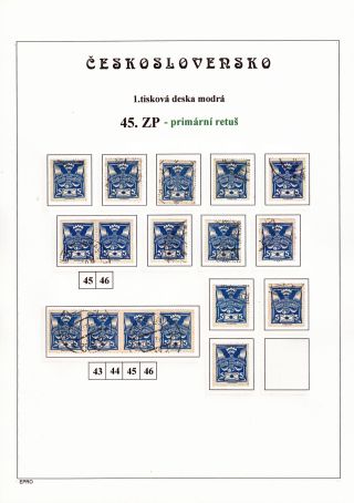 THE DOVE 5 H - 1st PRINTING PLATE - STUDY – sheet 85