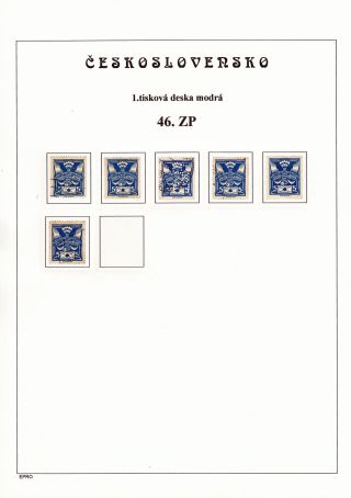 THE DOVE 5 H - 1st PRINTING PLATE - STUDY – sheet 88
