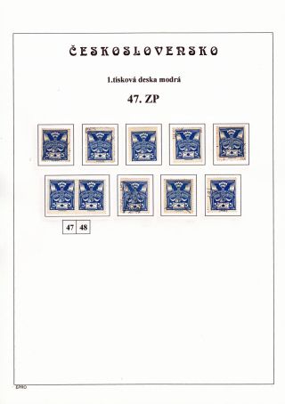 THE DOVE 5 H - 1st PRINTING PLATE - STUDY – sheet 90