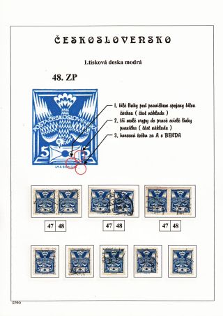 THE DOVE 5 H - 1st PRINTING PLATE - STUDY – sheet 91