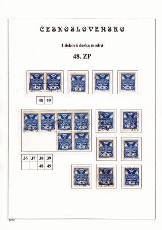 THE DOVE 5 H - 1st PRINTING PLATE - STUDY – sheet 92