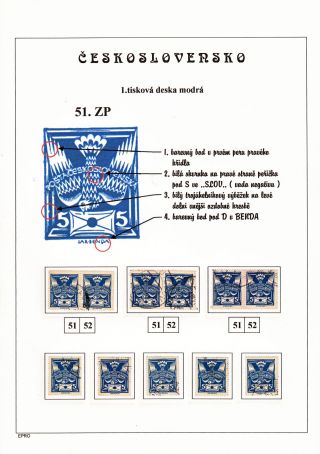 THE DOVE 5 H - 1st PRINTING PLATE - STUDY – sheet 97