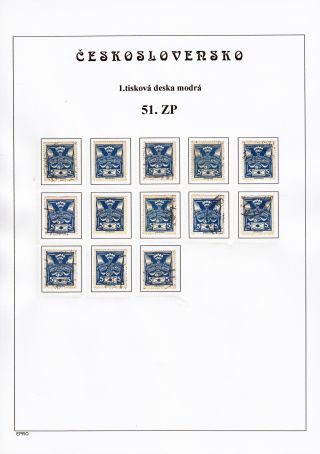 THE DOVE 5 H - 1st PRINTING PLATE - STUDY – sheet 98