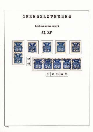 THE DOVE 5 H - 1st PRINTING PLATE - STUDY – sheet 101