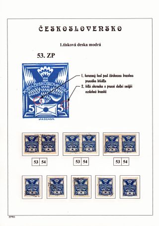 THE DOVE 5 H - 1st PRINTING PLATE - STUDY – sheet 102