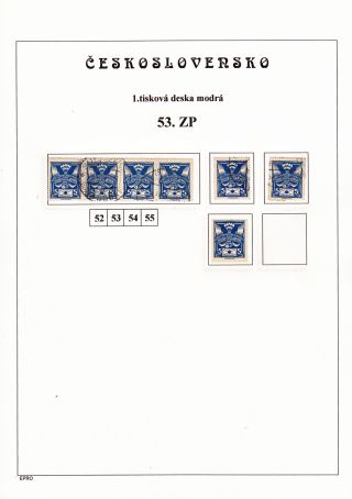 THE DOVE 5 H - 1st PRINTING PLATE - STUDY – sheet 103