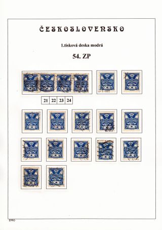THE DOVE 5 H - 1st PRINTING PLATE - STUDY – sheet 105