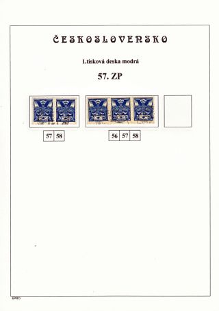 THE DOVE 5 H - 1st PRINTING PLATE - STUDY – sheet 112