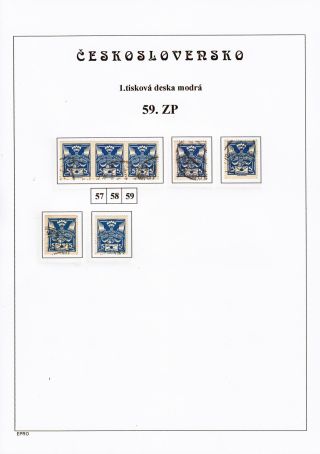 THE DOVE 5 H - 1st PRINTING PLATE - STUDY – sheet 117