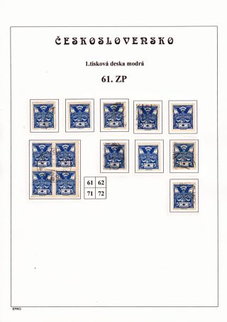 THE DOVE 5 H - 1st PRINTING PLATE - STUDY – sheet 121