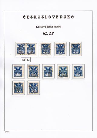 THE DOVE 5 H - 1st PRINTING PLATE - STUDY – sheet 123