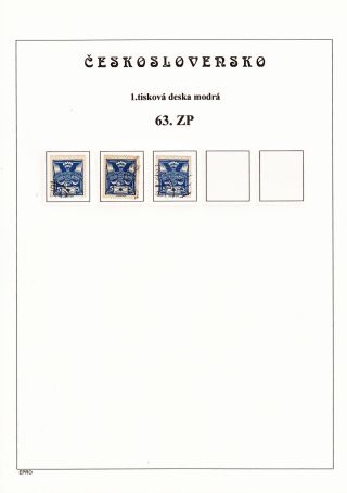 THE DOVE 5 H - 1st PRINTING PLATE - STUDY – sheet 126