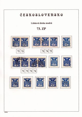 THE DOVE 5 H - 1st PRINTING PLATE - STUDY – sheet 144