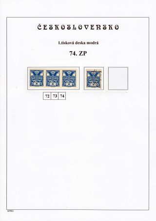THE DOVE 5 H - 1st PRINTING PLATE - STUDY – sheet 147