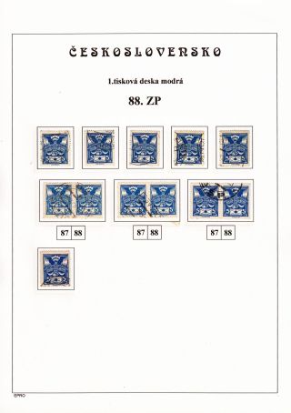 THE DOVE 5 H - 1st PRINTING PLATE - STUDY – sheet 179