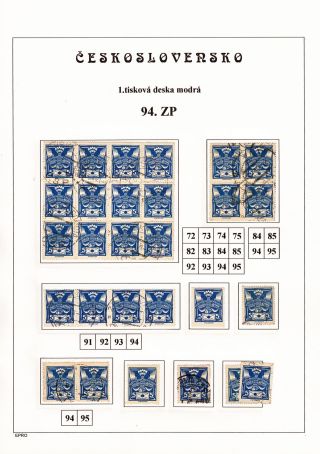 THE DOVE 5 H - 1st PRINTING PLATE - STUDY – sheet 191