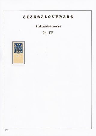 THE DOVE 5 H - 1st PRINTING PLATE - STUDY – sheet 193
