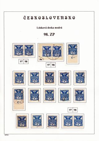 THE DOVE 5 H - 1st PRINTING PLATE - STUDY – sheet 198