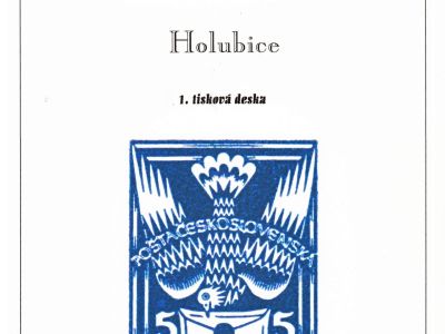 THE DOVE 5 H - 1st PRINTING PLATE - STUDY
