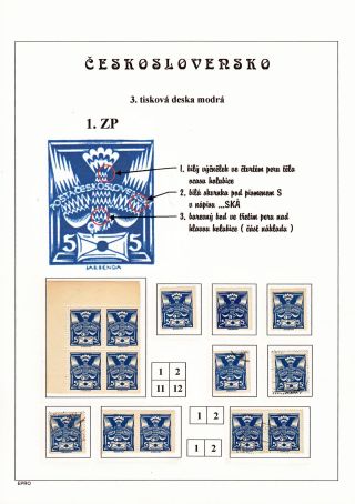 THE DOVE 5 H - 3rd PRINTING PLATE - STUDY – sheet 5