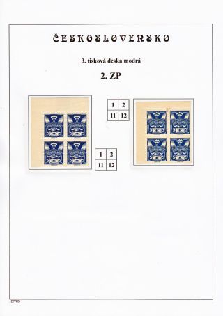 THE DOVE 5 H - 3rd PRINTING PLATE - STUDY – sheet 8