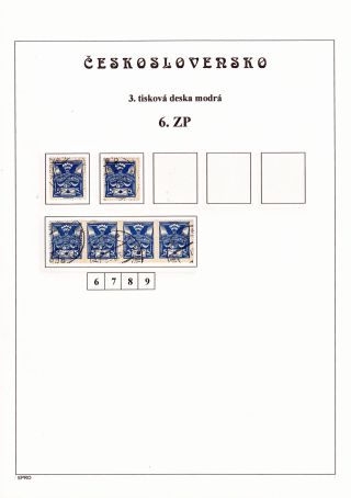 THE DOVE 5 H - 3rd PRINTING PLATE - STUDY – sheet 16