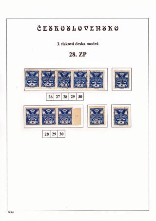 THE DOVE 5 H - 3rd PRINTING PLATE - STUDY – sheet 49