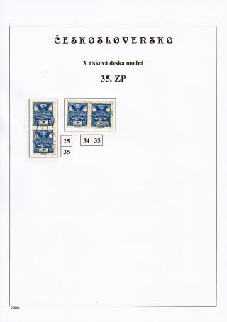 THE DOVE 5 H - 3rd PRINTING PLATE - STUDY – sheet 54