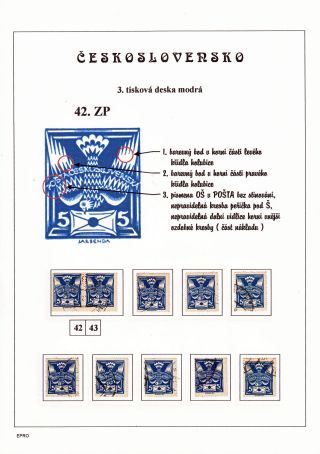 THE DOVE 5 H - 3rd PRINTING PLATE - STUDY – sheet 60