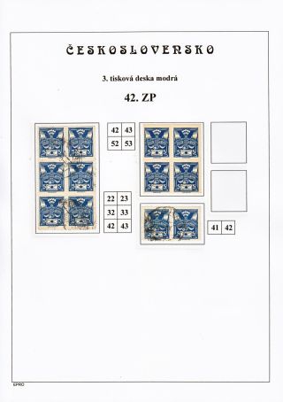 THE DOVE 5 H - 3rd PRINTING PLATE - STUDY – sheet 61